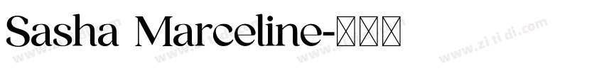 Sasha Marceline字体转换